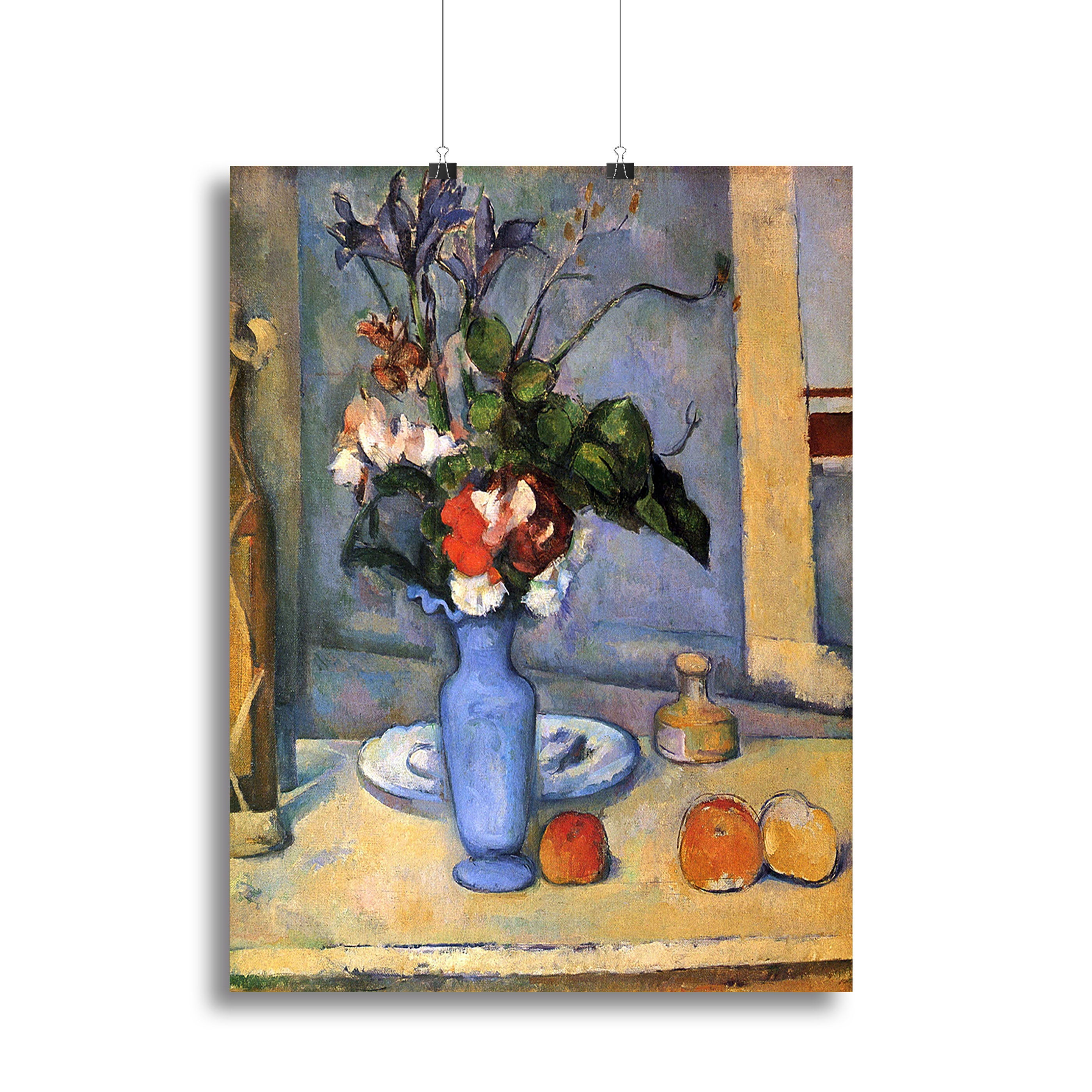 Still Life with Blue vase by Cezanne Canvas Print or Poster - Canvas Art Rocks - 2