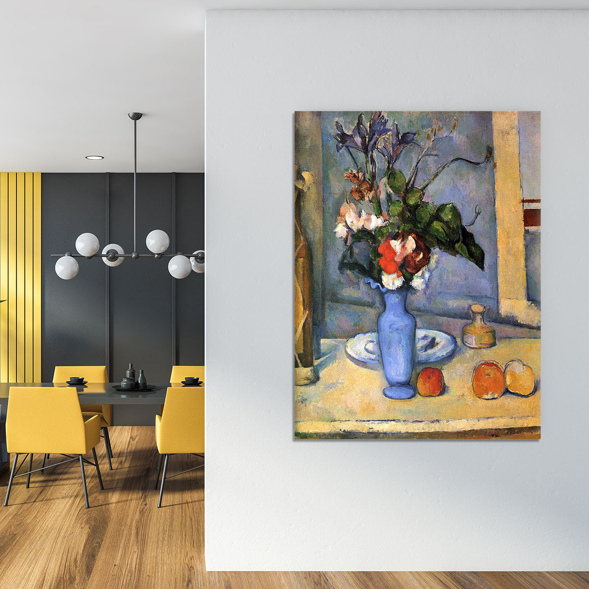 Still Life with Blue vase by Cezanne Canvas Print or Poster - Canvas Art Rocks - 4