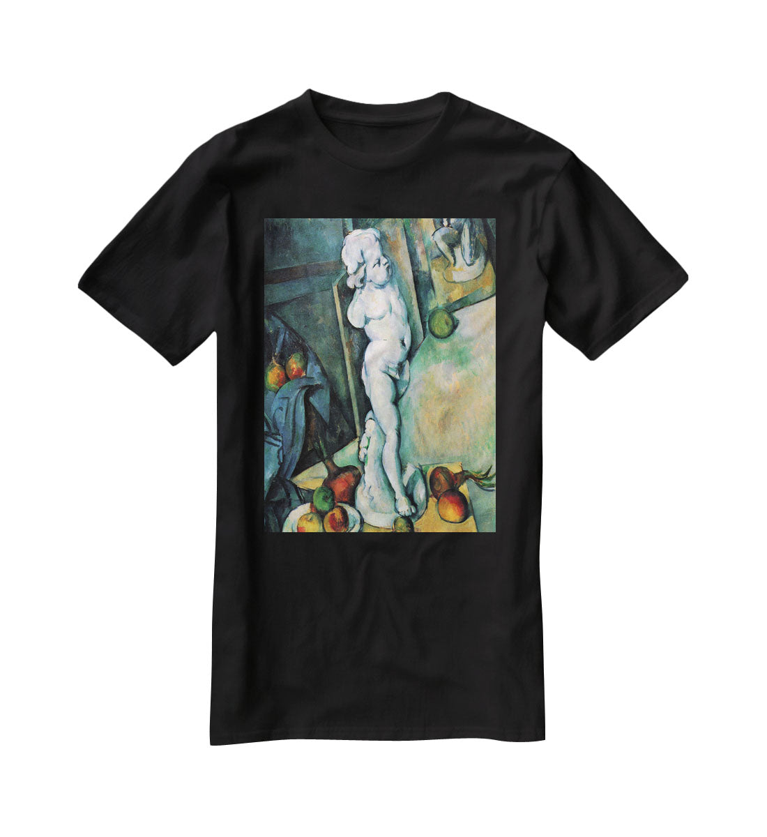 Still Life with Cherub by Cezanne T-Shirt - Canvas Art Rocks - 1