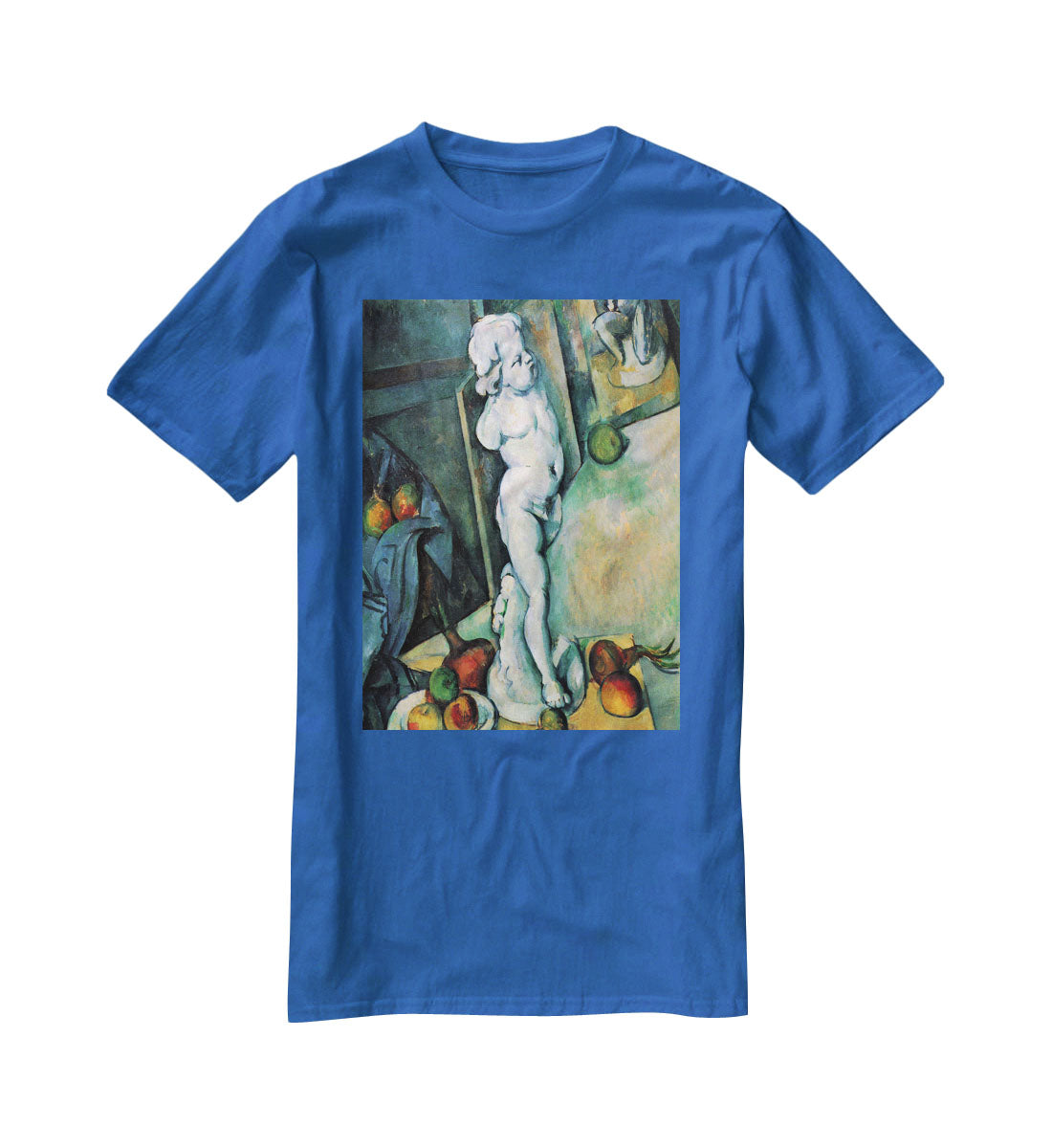 Still Life with Cherub by Cezanne T-Shirt - Canvas Art Rocks - 2