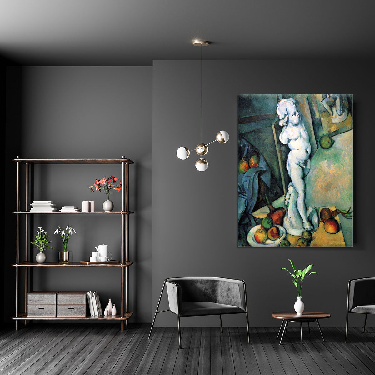 Still Life with Cherub by Cezanne Canvas Print or Poster - Canvas Art Rocks - 5