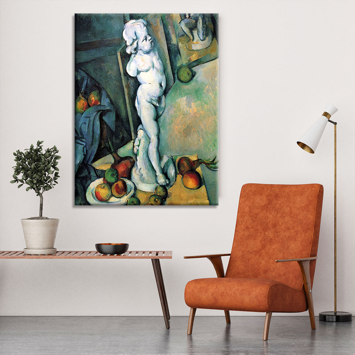 Still Life with Cherub by Cezanne Canvas Print or Poster - Canvas Art Rocks - 6