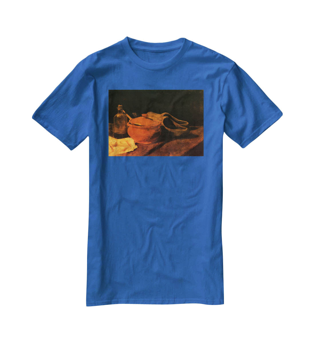 Still Life with Earthenware Bottle and Clogs by Van Gogh T-Shirt - Canvas Art Rocks - 2