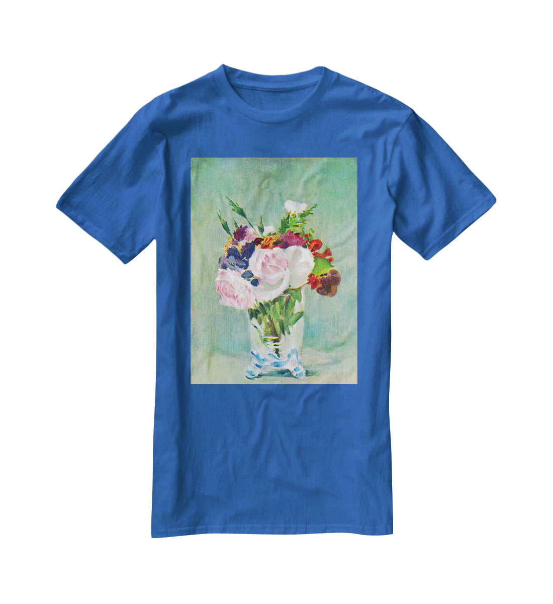 Still Life with Flowers 2 by Manet T-Shirt - Canvas Art Rocks - 2