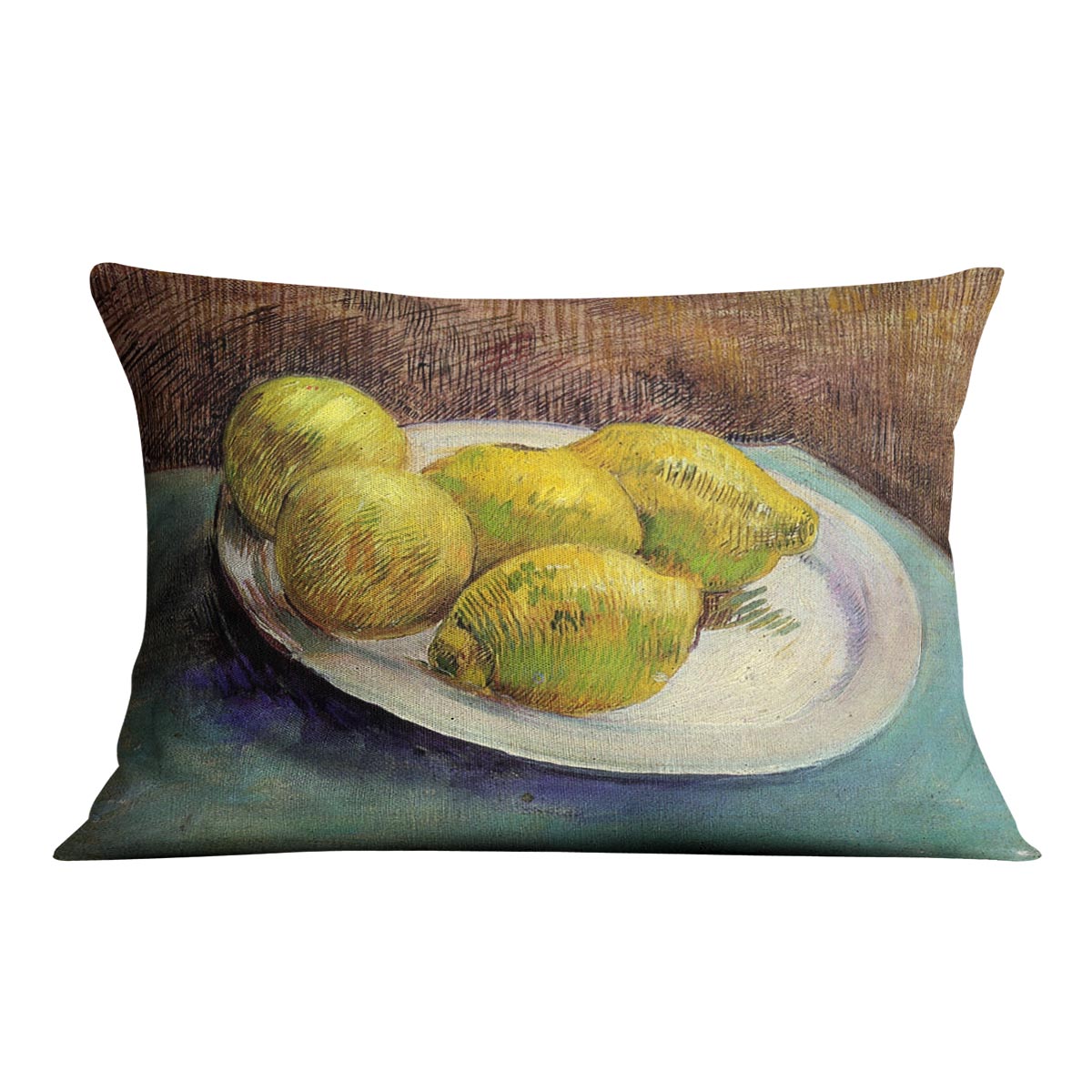 Still Life with Lemons on a Plate by Van Gogh Cushion