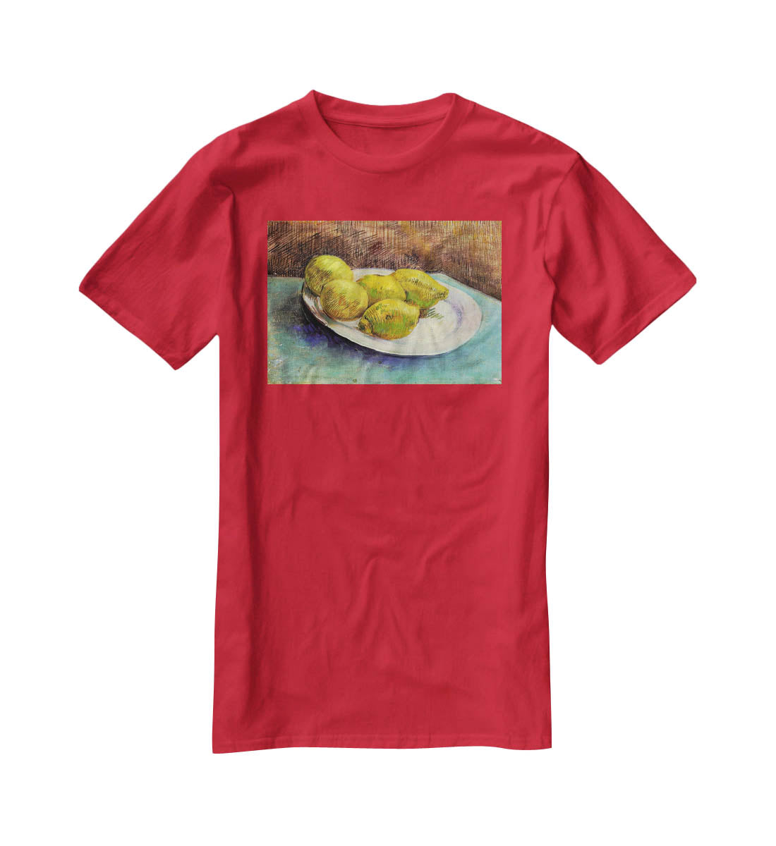 Still Life with Lemons on a Plate by Van Gogh T-Shirt - Canvas Art Rocks - 4