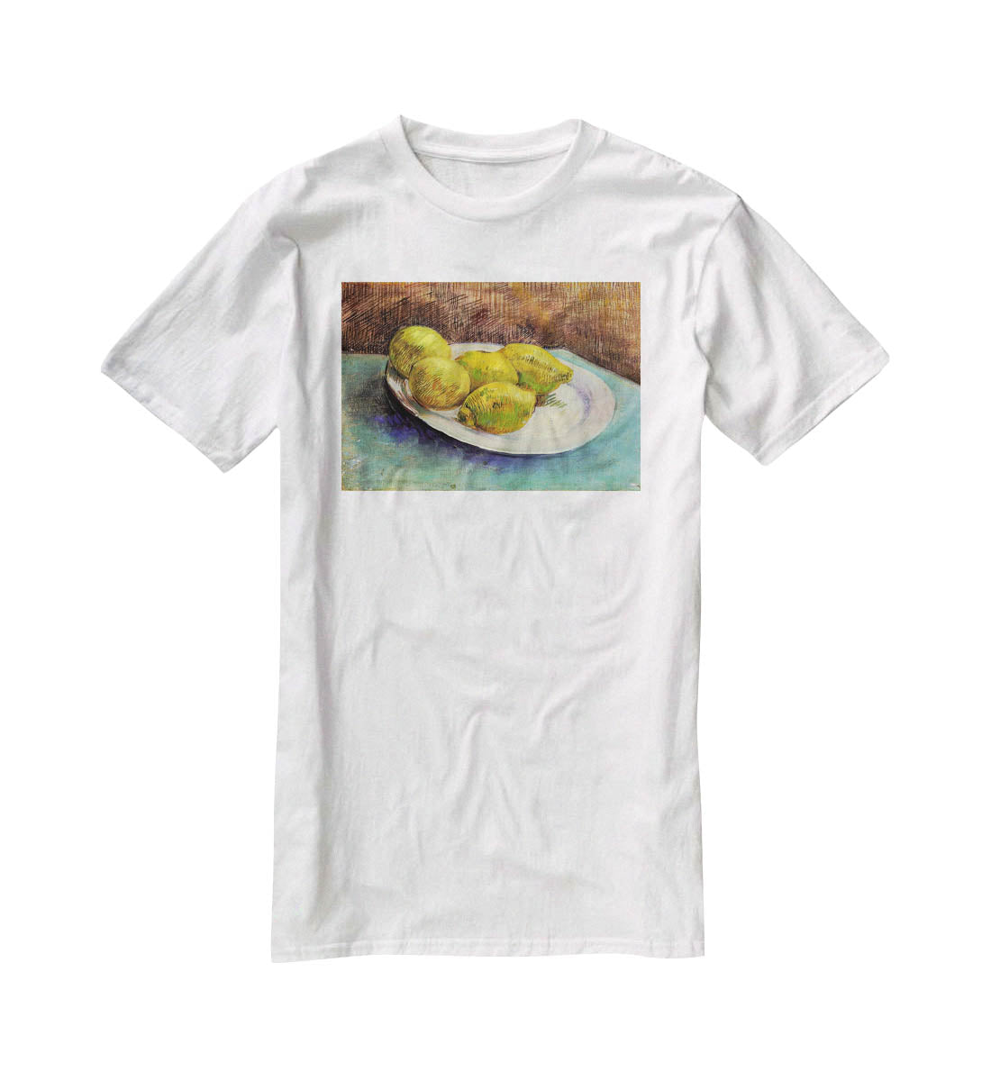 Still Life with Lemons on a Plate by Van Gogh T-Shirt - Canvas Art Rocks - 5