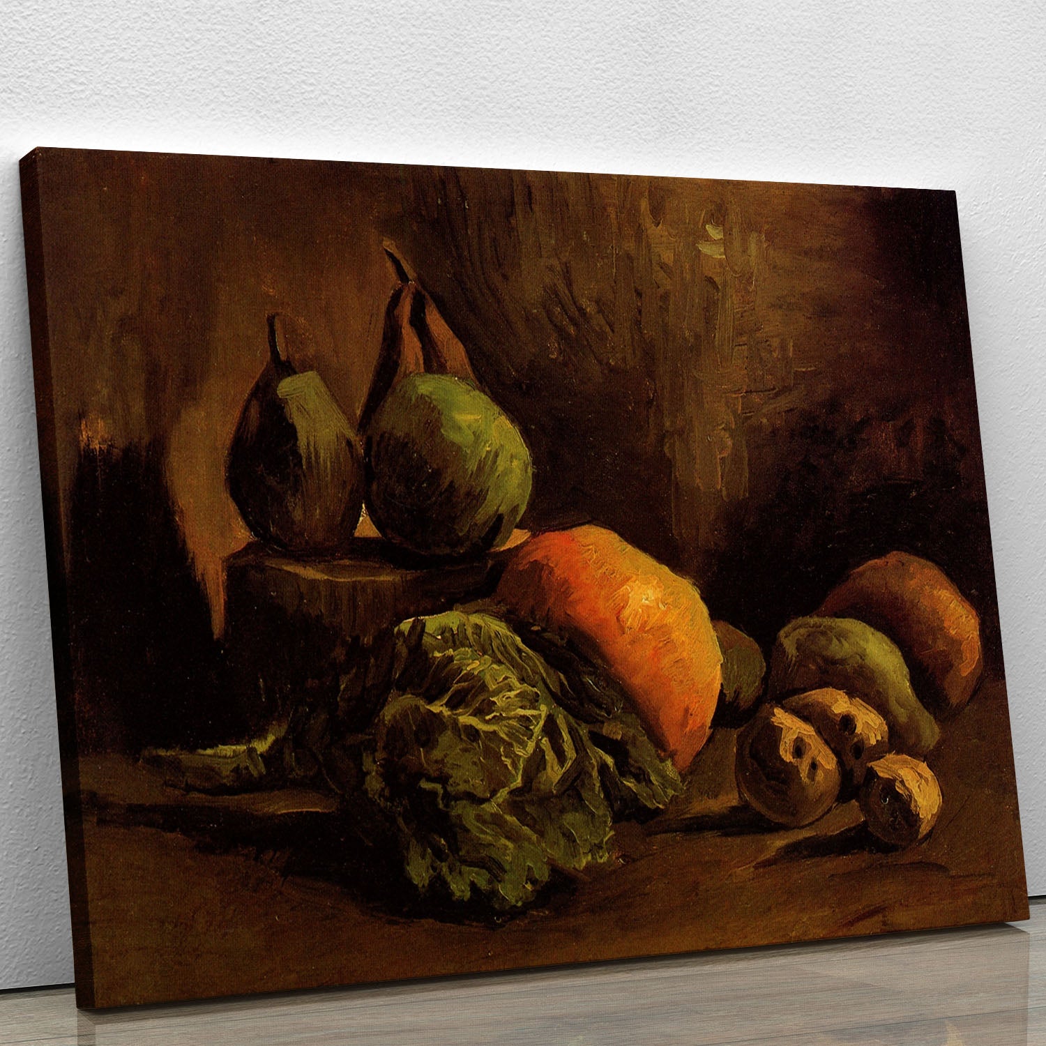 Still Life with Vegetables and Fruit by Van Gogh Canvas Print or Poster - Canvas Art Rocks - 1