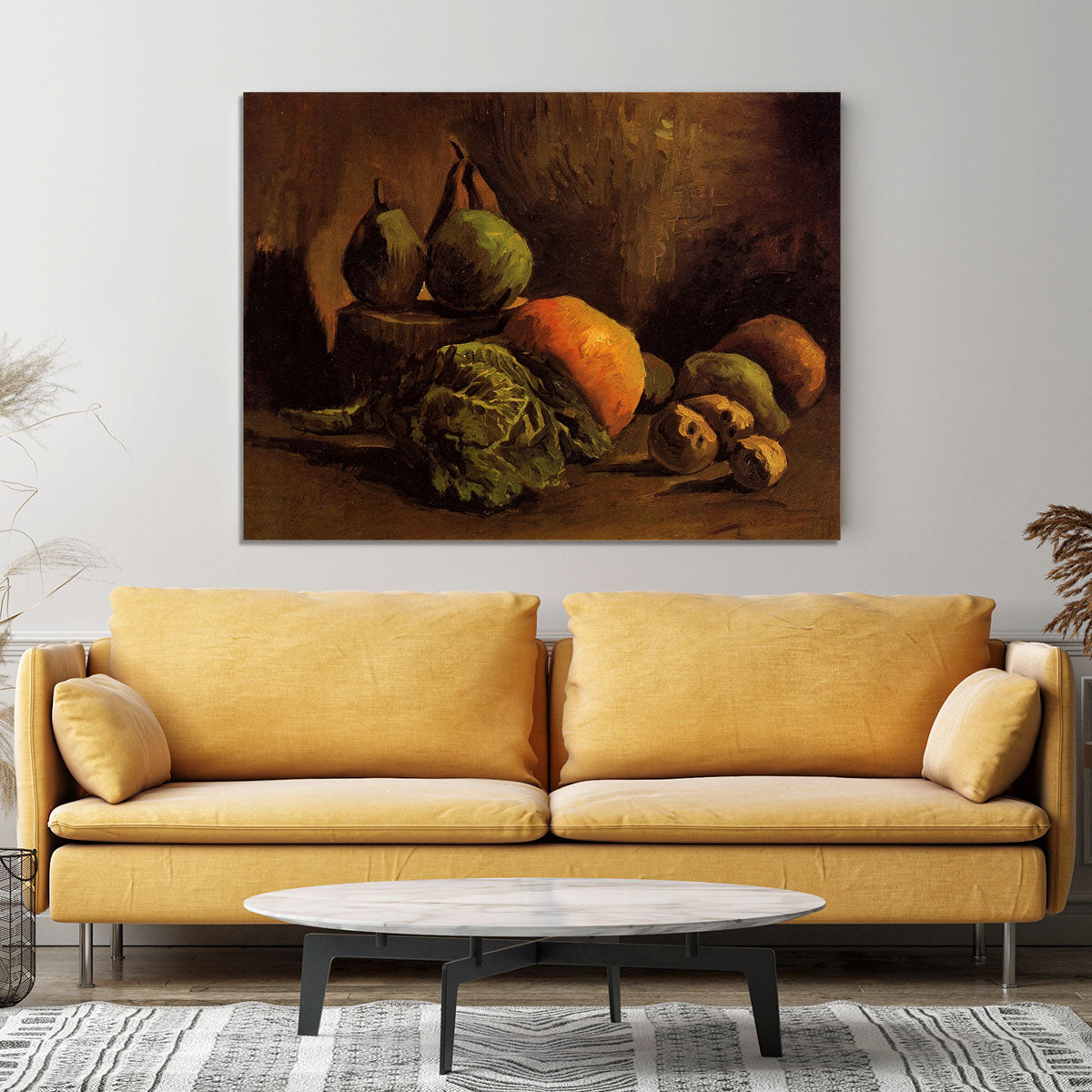 Still Life with Vegetables and Fruit by Van Gogh Canvas Print or Poster - Canvas Art Rocks - 4