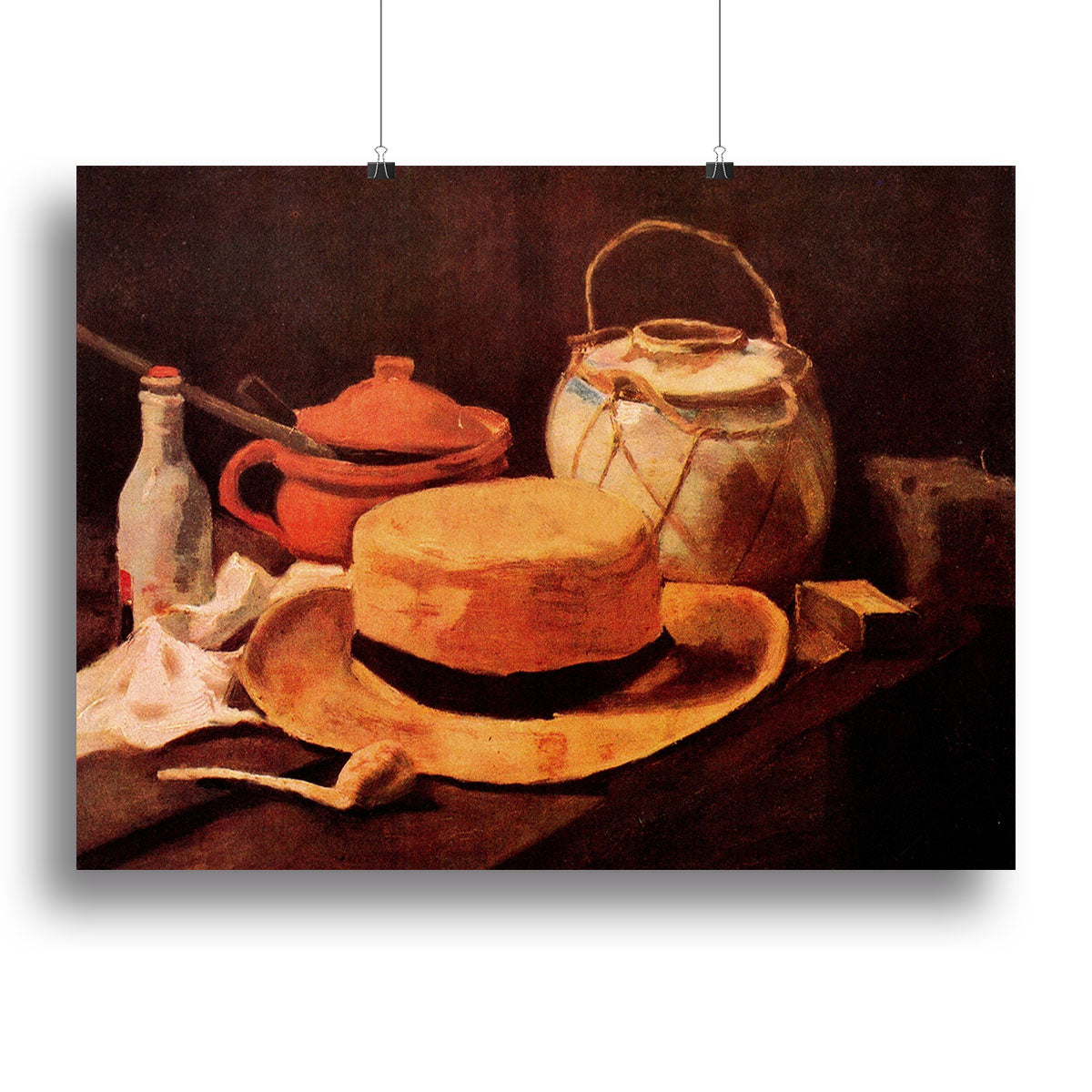 Still Life with Yellow Straw Hat by Van Gogh Canvas Print or Poster - Canvas Art Rocks - 2