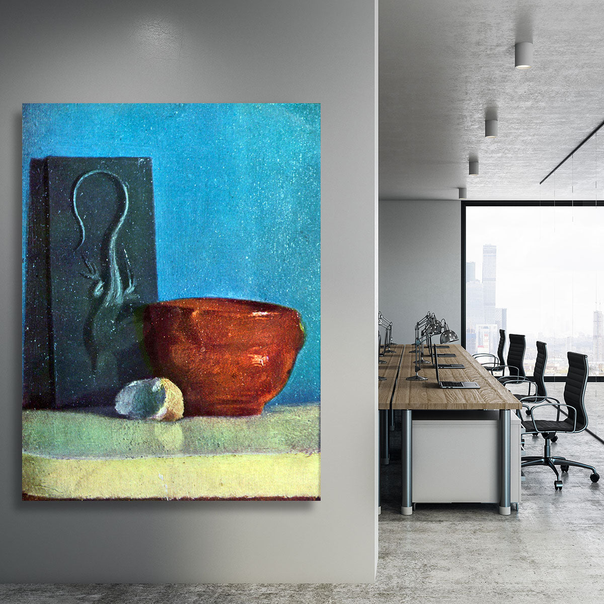 Still Life with lizard by Degas Canvas Print or Poster - Canvas Art Rocks - 3