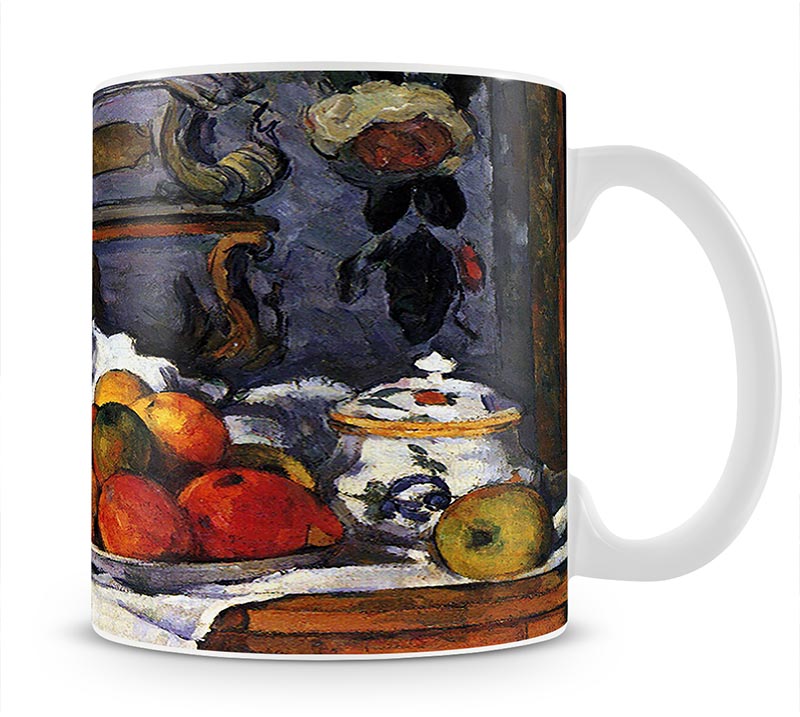 Still life bowl of apples by Cezanne Mug - Canvas Art Rocks - 1