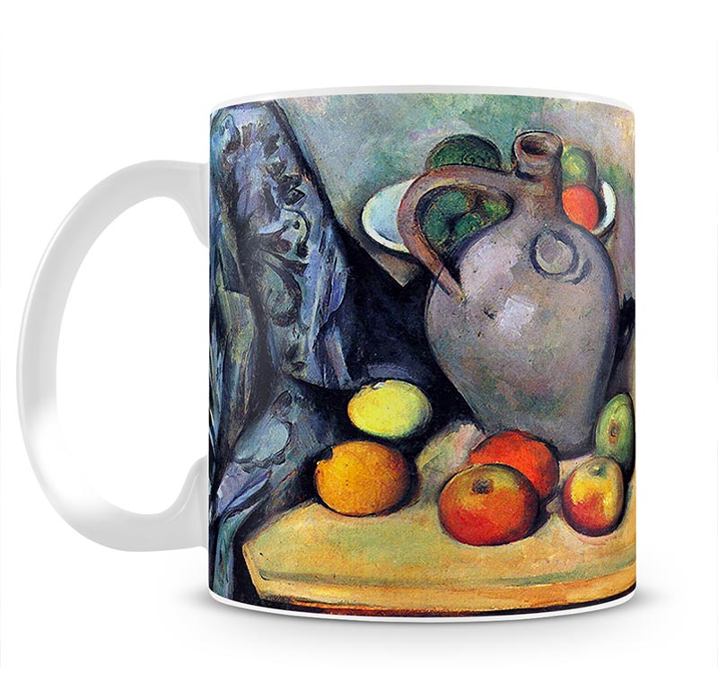 Still life pitcher and fruit on a table by Cezanne Mug - Canvas Art Rocks - 1