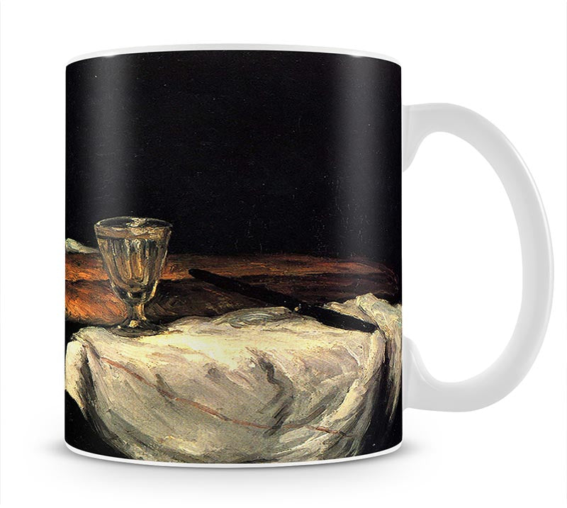 Still life with bread and eggs by Cezanne Mug - Canvas Art Rocks - 1