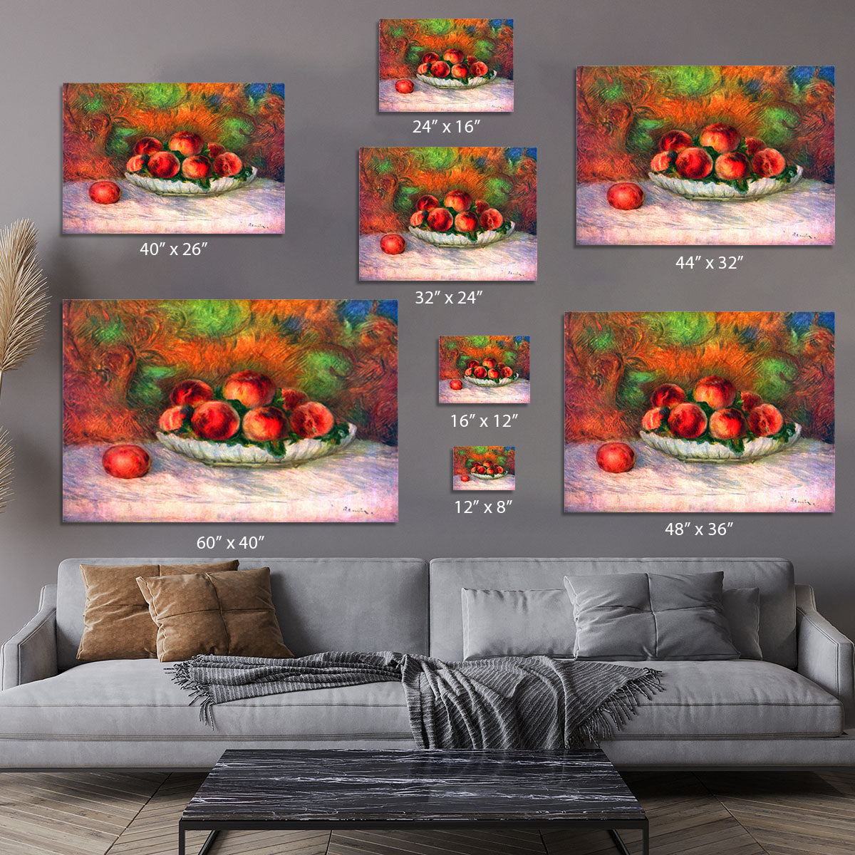 Still life with fruits by Renoir Canvas Print or Poster - Canvas Art Rocks - 7