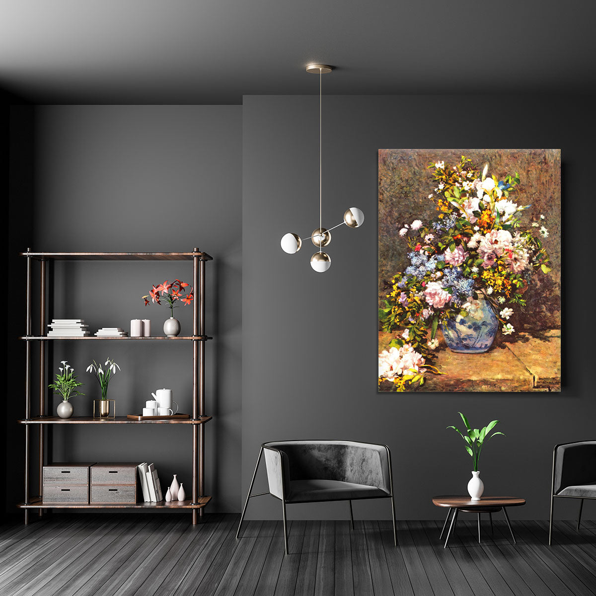 Still life with large vase by Renoir Canvas Print or Poster - Canvas Art Rocks - 5