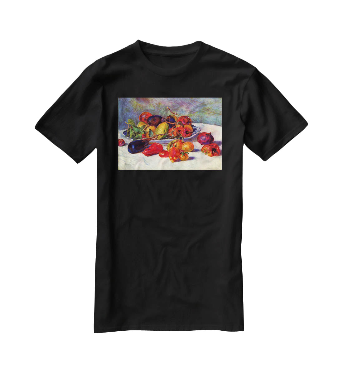 Still life with tropical fruits by Renoir T-Shirt - Canvas Art Rocks - 1