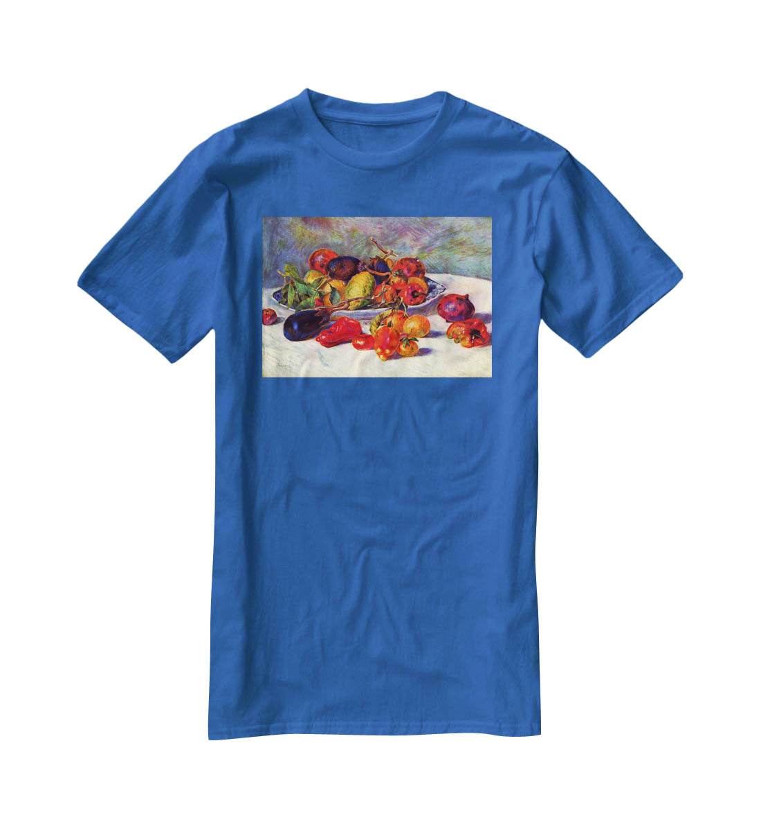 Still life with tropical fruits by Renoir T-Shirt - Canvas Art Rocks - 2
