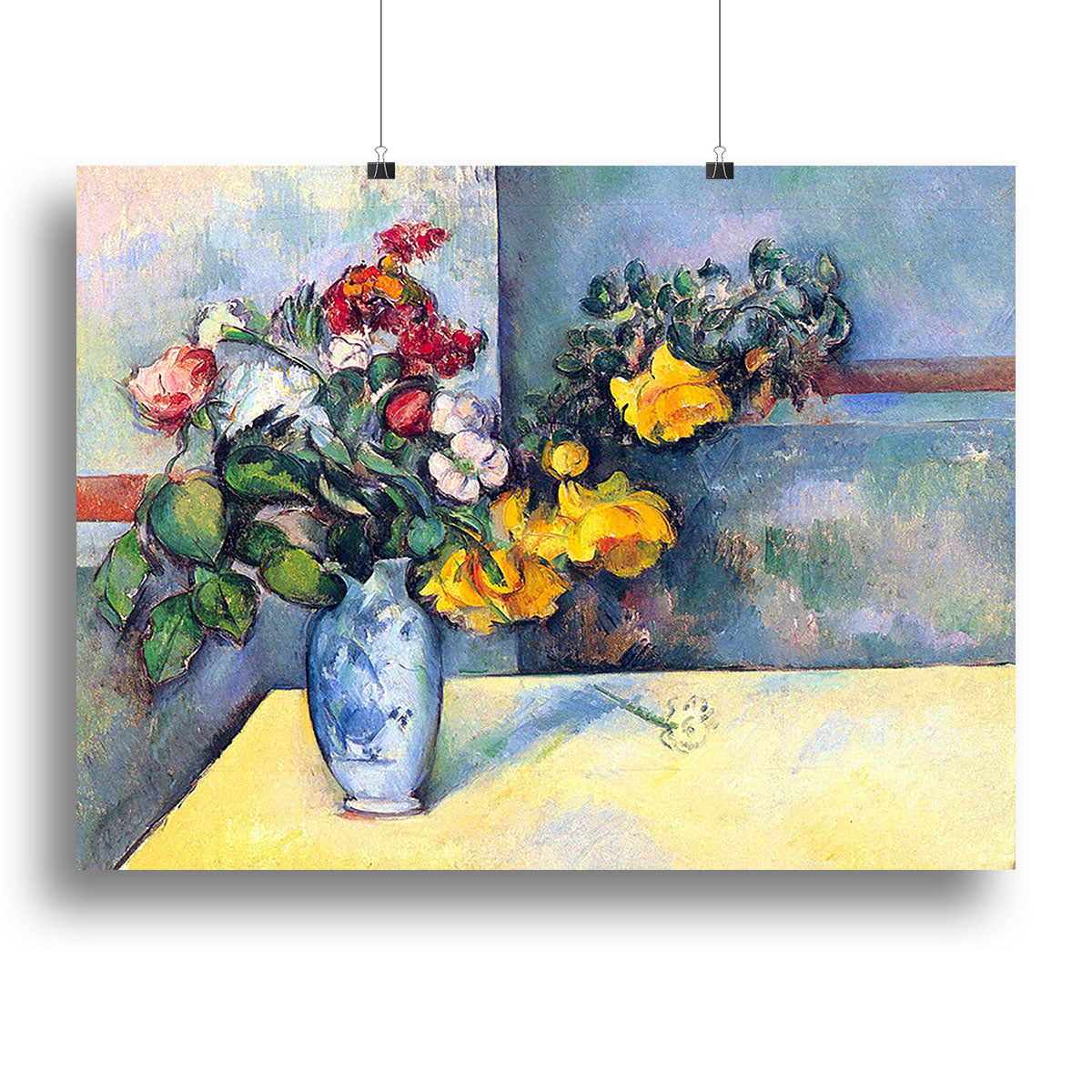Still lifes flowers in a vase by Cezanne Canvas Print or Poster - Canvas Art Rocks - 2