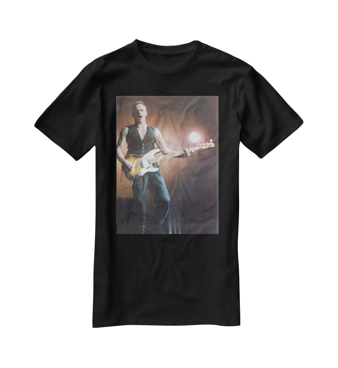 Sting in concert T-Shirt - Canvas Art Rocks - 1