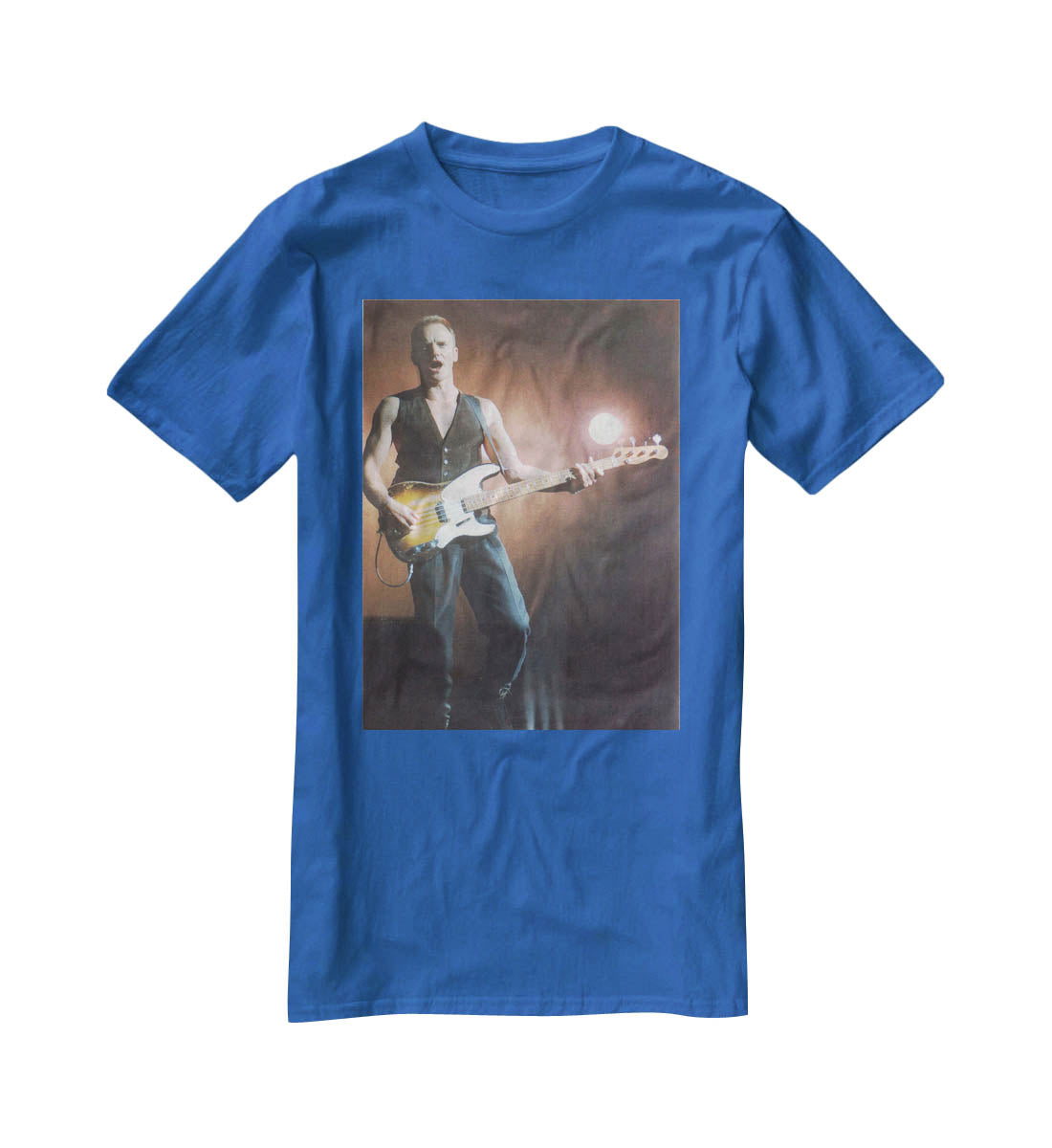 Sting in concert T-Shirt - Canvas Art Rocks - 2