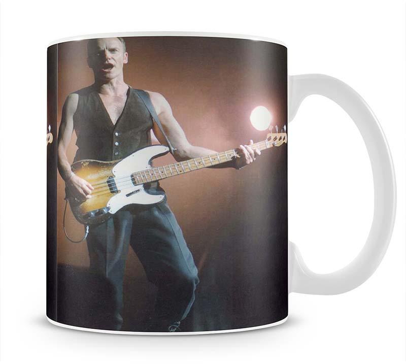 Sting in concert Mug - Canvas Art Rocks - 1
