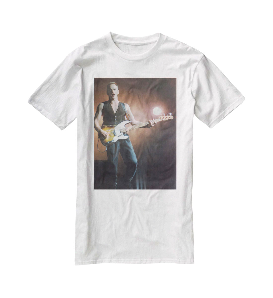 Sting in concert T-Shirt - Canvas Art Rocks - 5