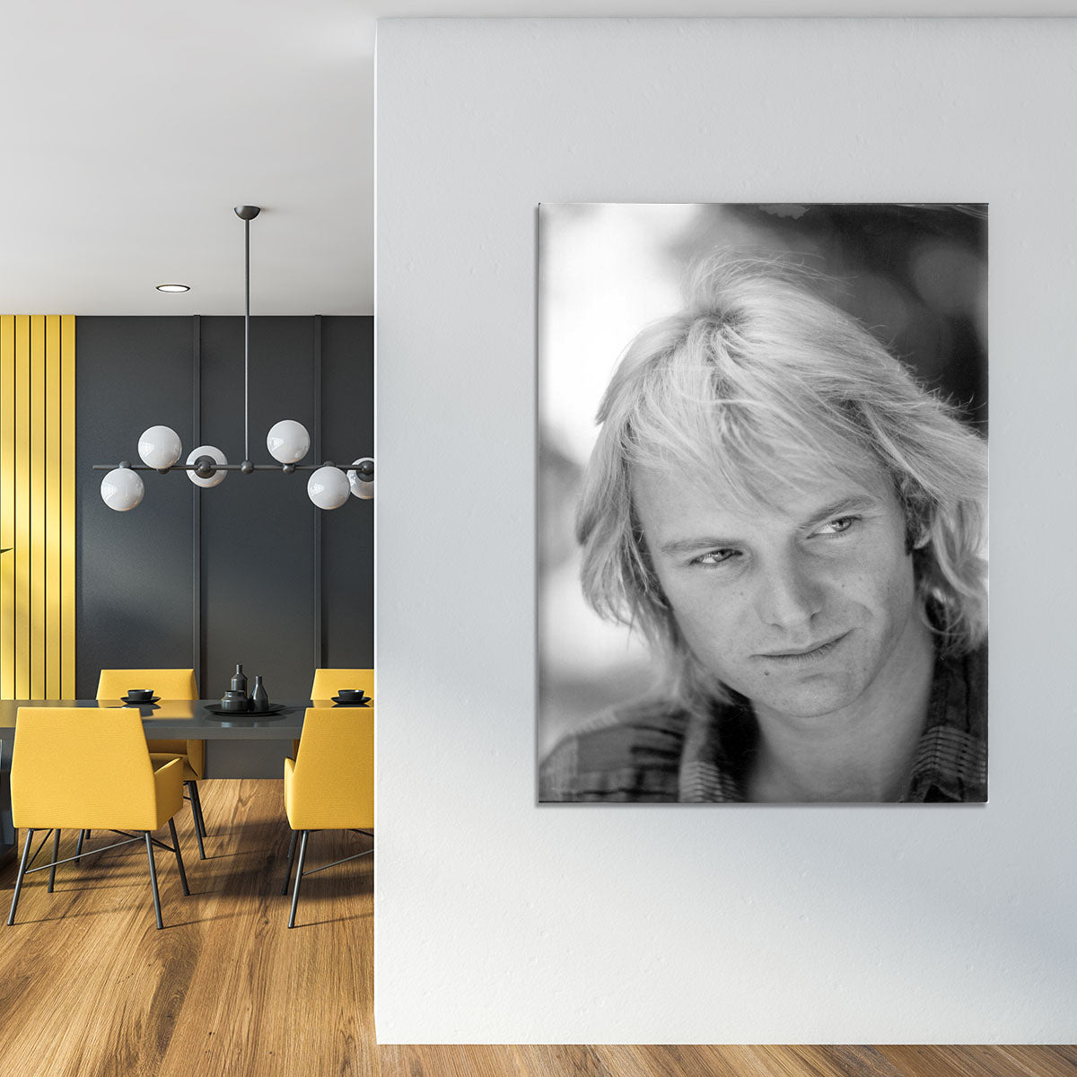 Sting in profile Canvas Print or Poster - Canvas Art Rocks - 4