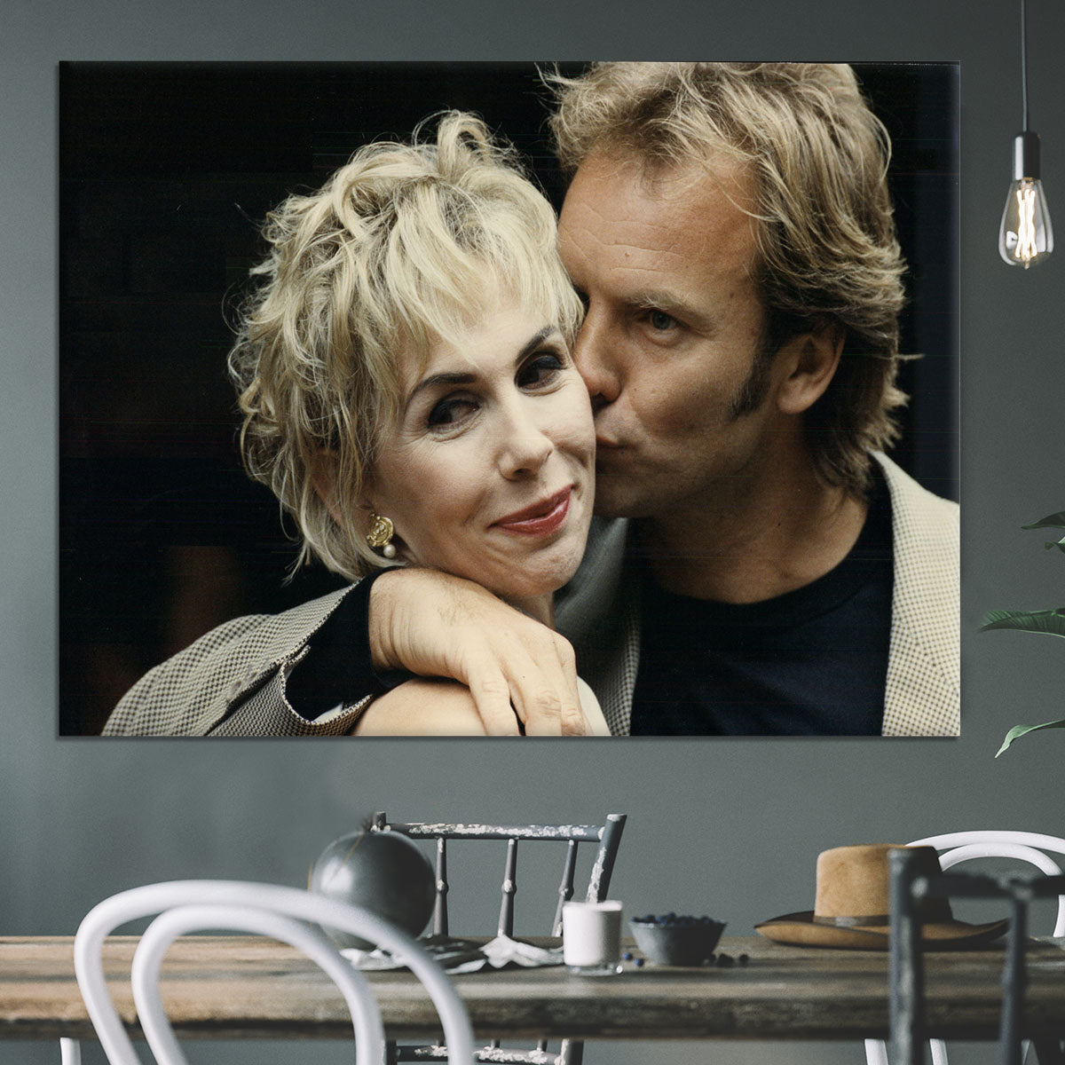 Sting with Trudie Canvas Print or Poster - Canvas Art Rocks - 3