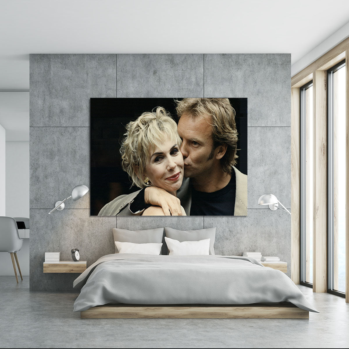 Sting with Trudie Canvas Print or Poster - Canvas Art Rocks - 5