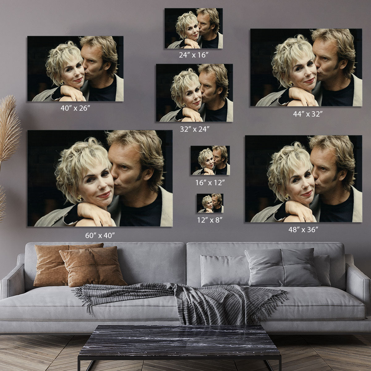 Sting with Trudie Canvas Print or Poster - Canvas Art Rocks - 7