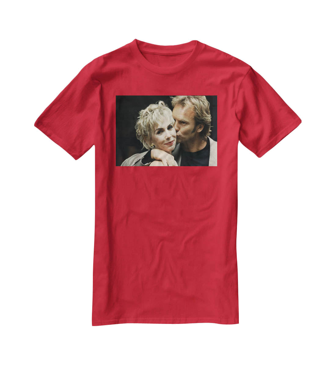 Sting with Trudie T-Shirt - Canvas Art Rocks - 4