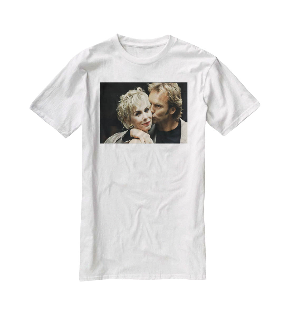 Sting with Trudie T-Shirt - Canvas Art Rocks - 5