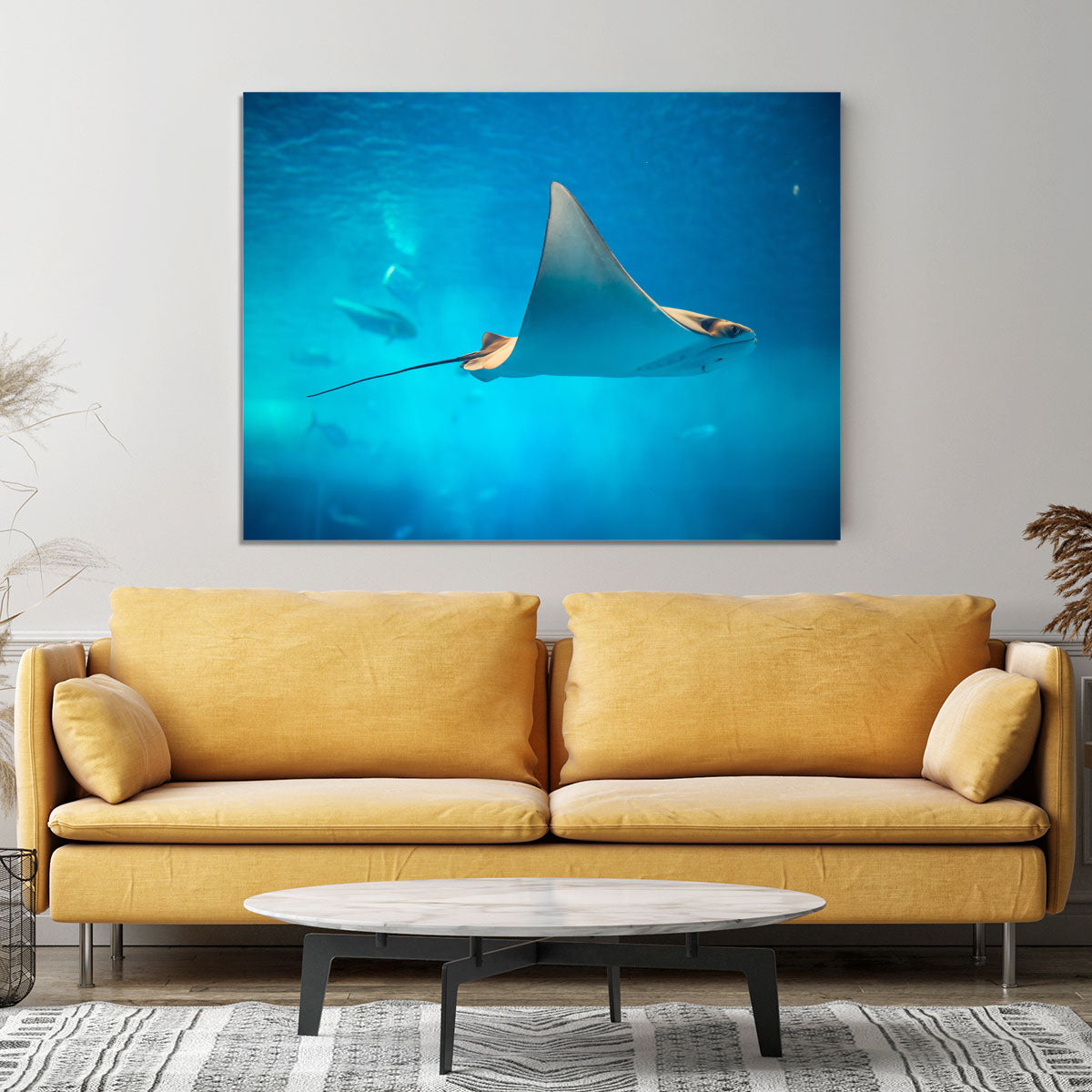 Stingray in the aquarium Canvas Print or Poster - Canvas Art Rocks - 4