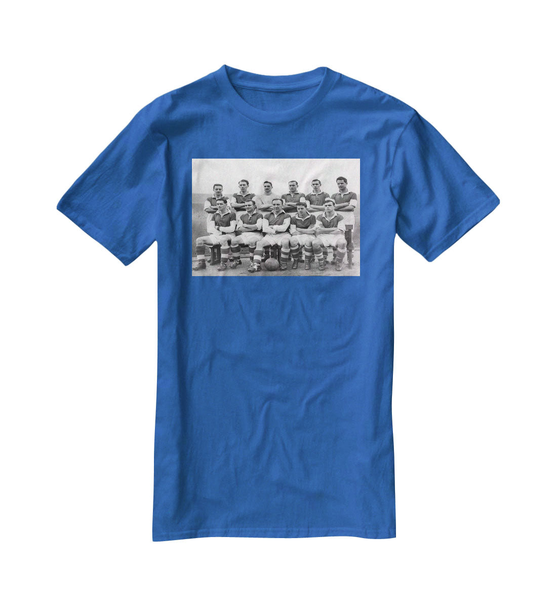 Stirling Albion Football Club Team Photo 1954 T-Shirt - Canvas Art Rocks - 2