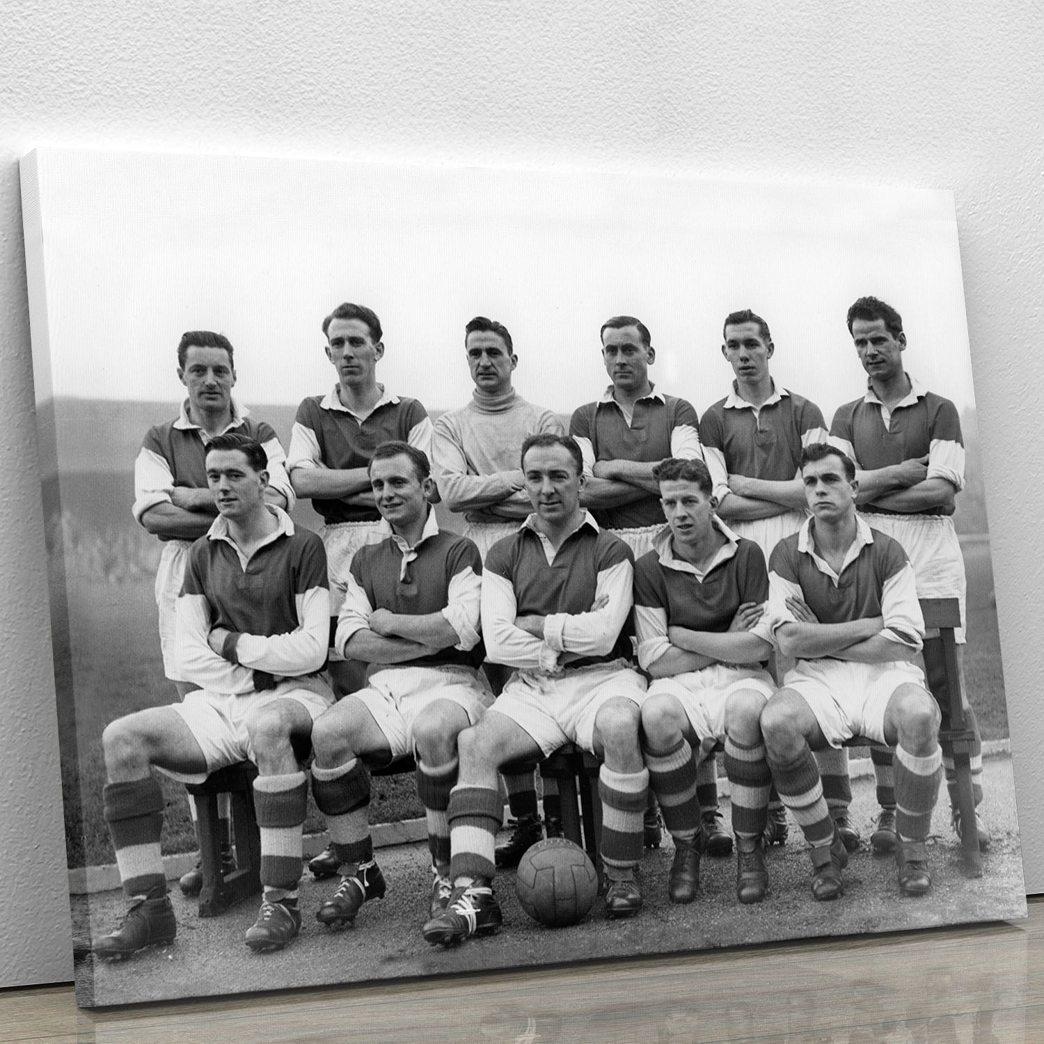 Stirling Albion Football Club Team Photo 1954 Canvas Print or Poster - Canvas Art Rocks - 1
