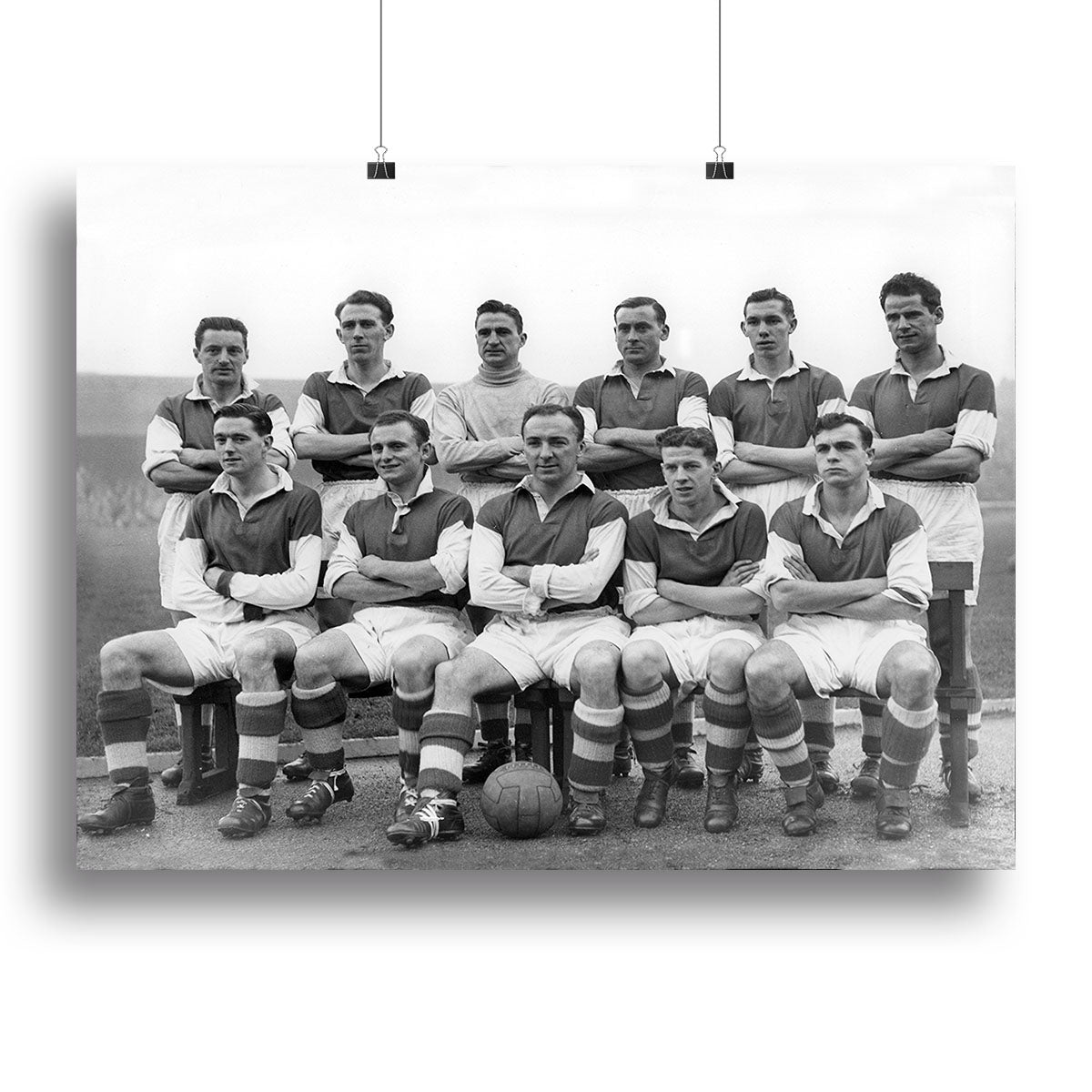 Stirling Albion Football Club Team Photo 1954 Canvas Print or Poster - Canvas Art Rocks - 2