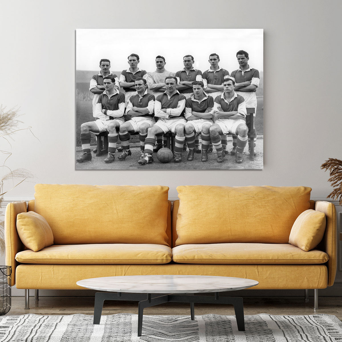 Stirling Albion Football Club Team Photo 1954 Canvas Print or Poster - Canvas Art Rocks - 4