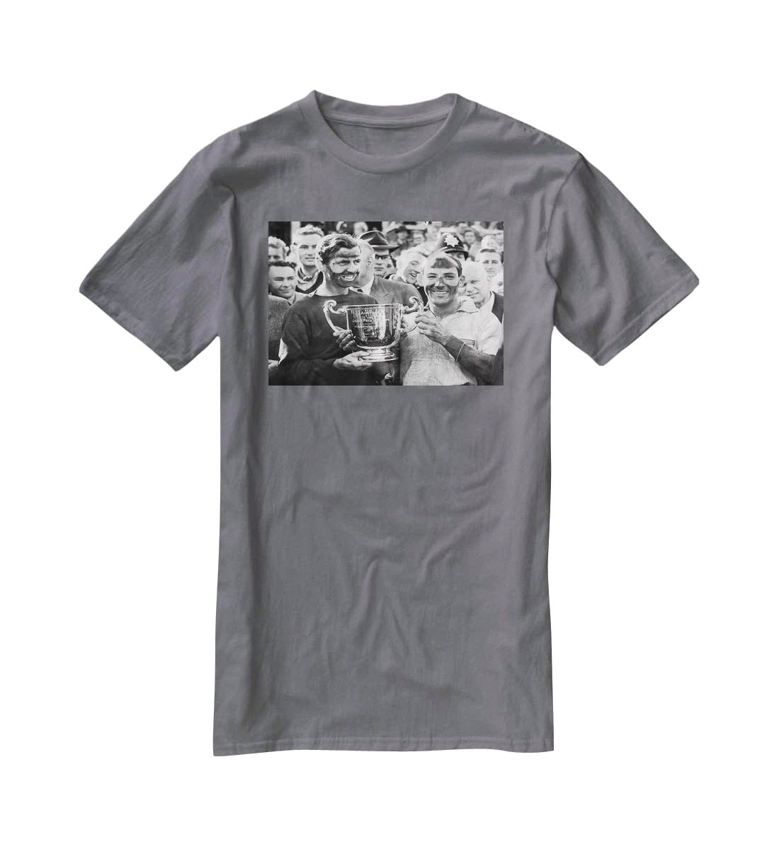 Stirling Moss and his Vanwall team mate Tony Brooks T-Shirt - Canvas Art Rocks - 3