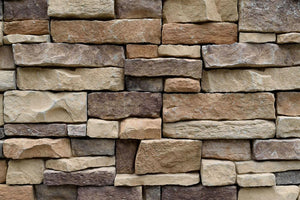 Stone wall texture Wall Mural Wallpaper - Canvas Art Rocks - 1