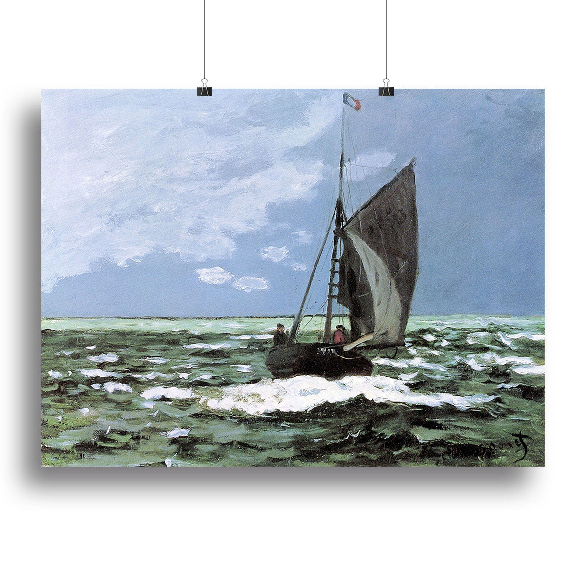 Storm by Monet Canvas Print or Poster - Canvas Art Rocks - 2