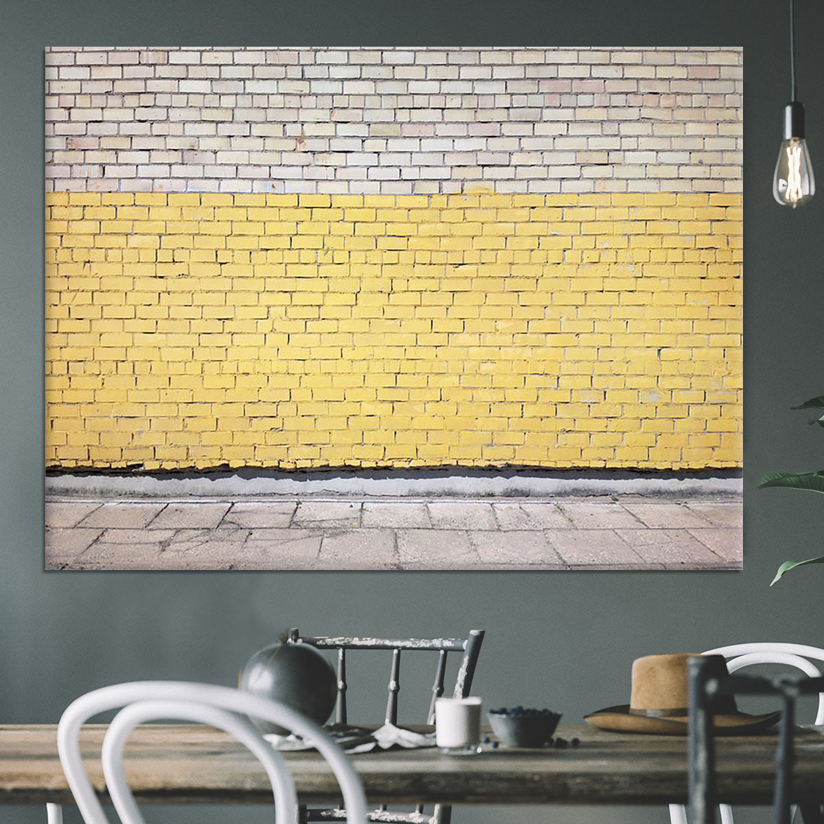 Street wall background Canvas Print or Poster - Canvas Art Rocks - 3