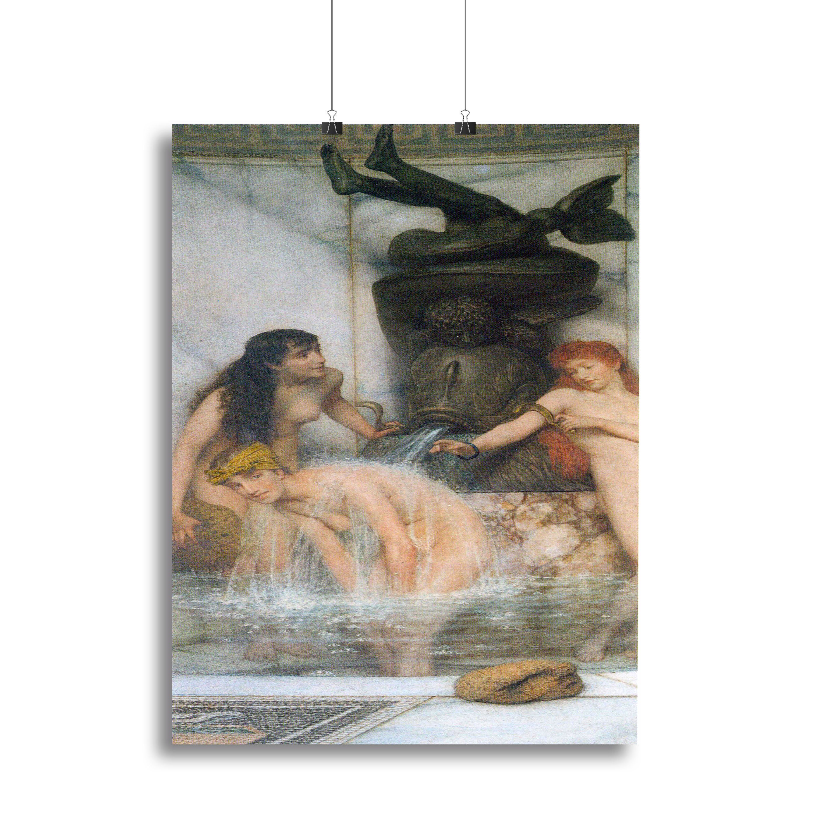 Strigilis and sponges by Alma Tadema Canvas Print or Poster - Canvas Art Rocks - 2
