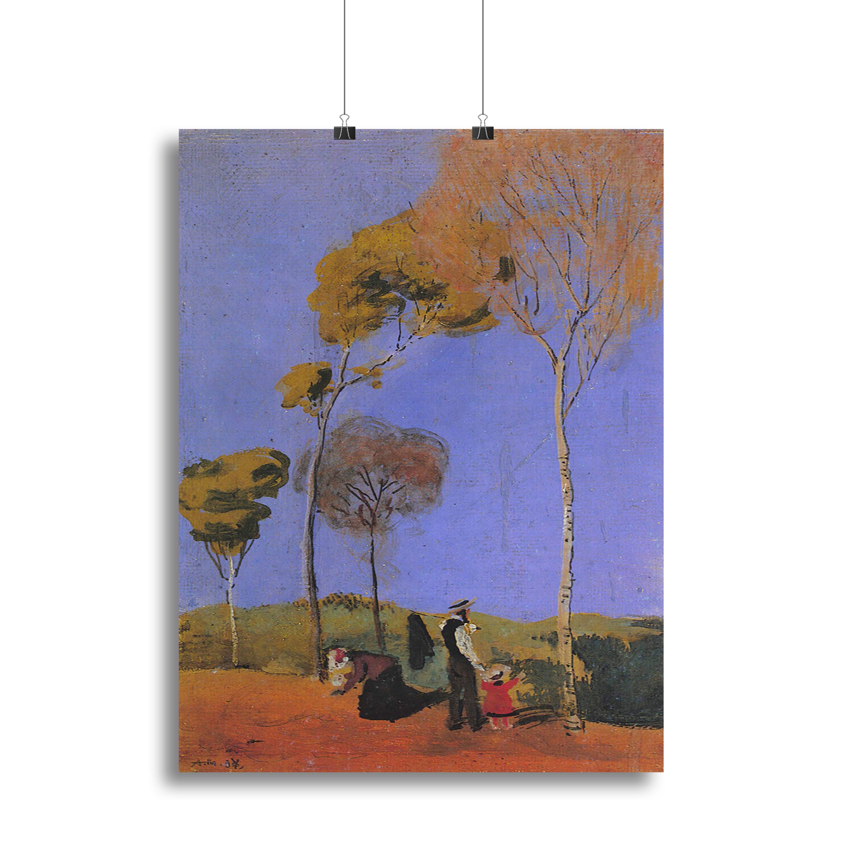 Stroller by Macke Canvas Print or Poster - Canvas Art Rocks - 2