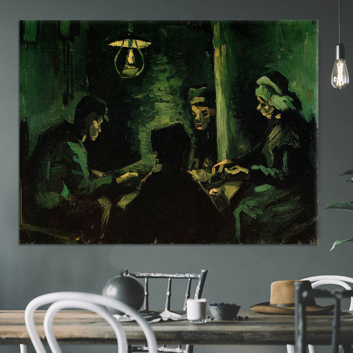 Study for The Potato Eaters by Van Gogh Canvas Print or Poster - Canvas Art Rocks - 3