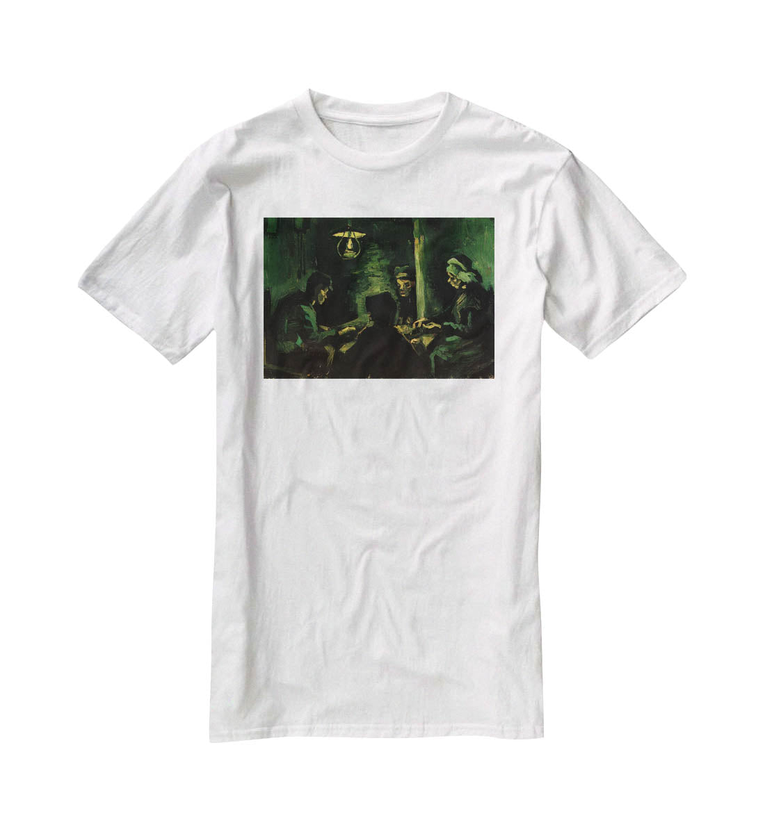 Study for The Potato Eaters by Van Gogh T-Shirt - Canvas Art Rocks - 5