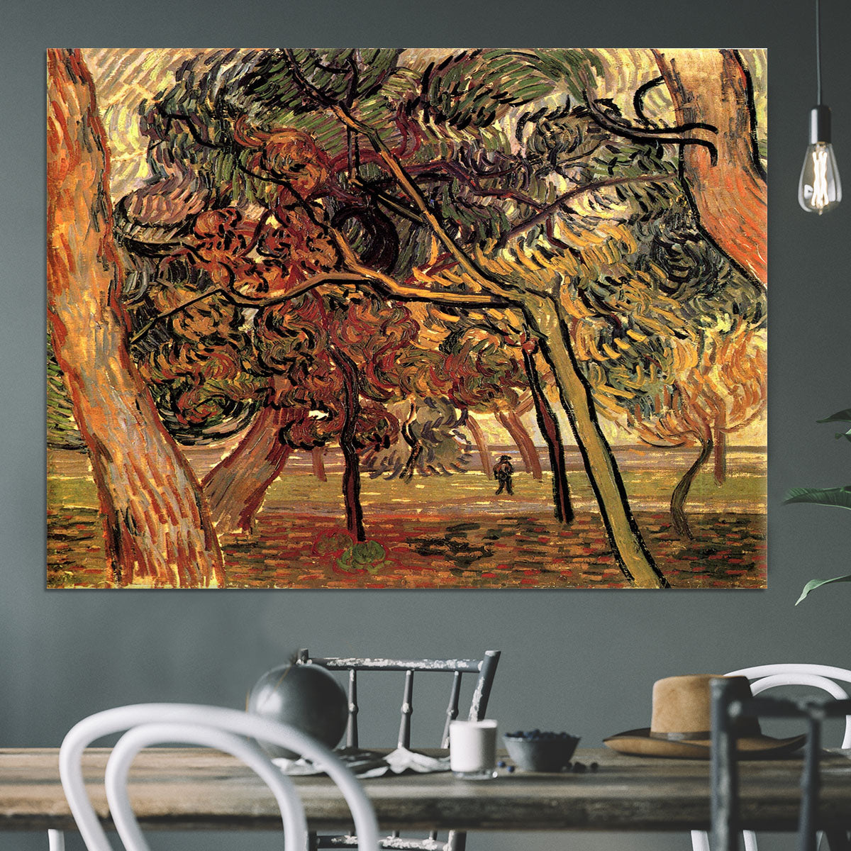 Study of Pine Trees by Van Gogh Canvas Print or Poster - Canvas Art Rocks - 3