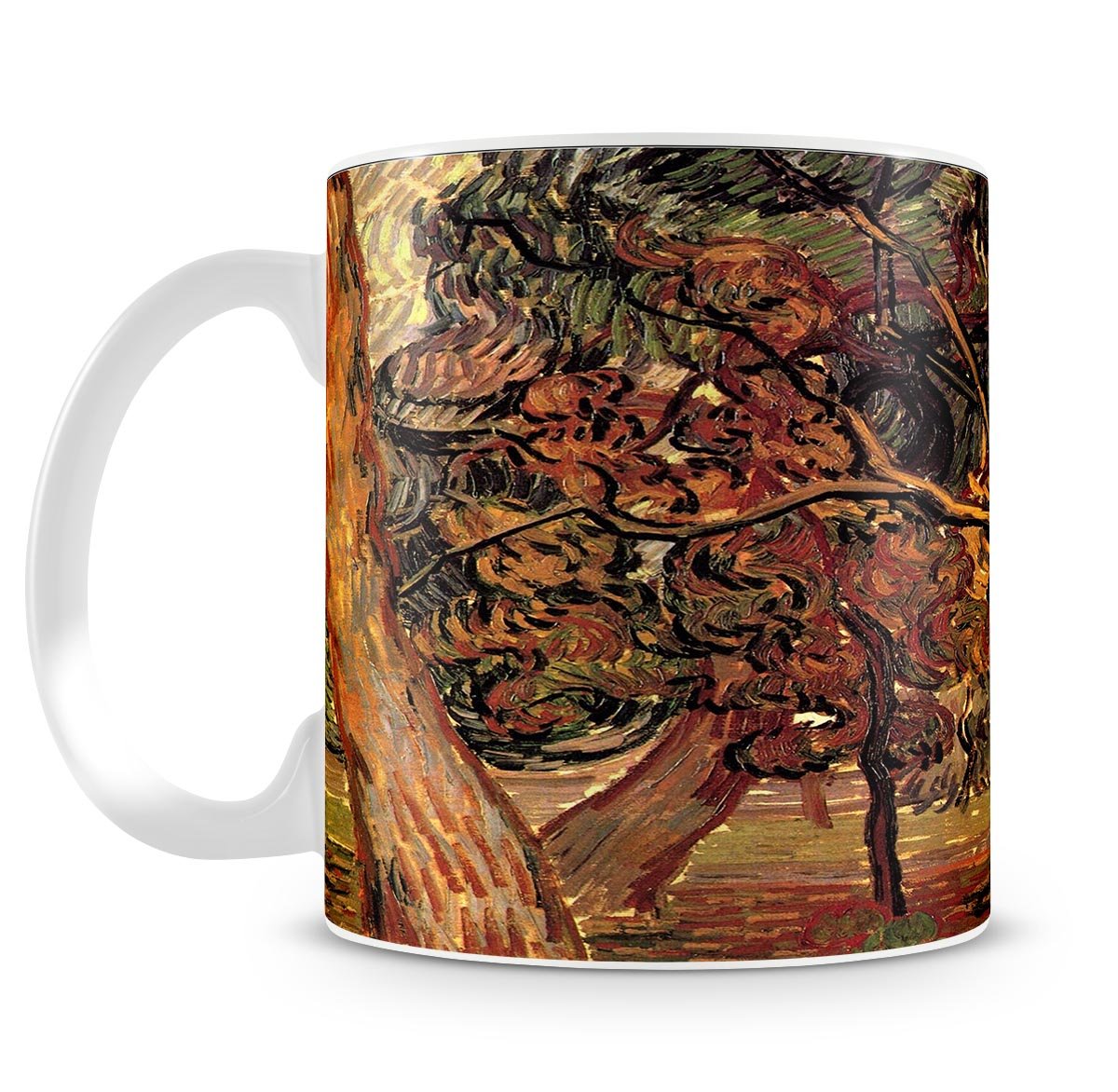 Study of Pine Trees by Van Gogh Mug - Canvas Art Rocks - 4