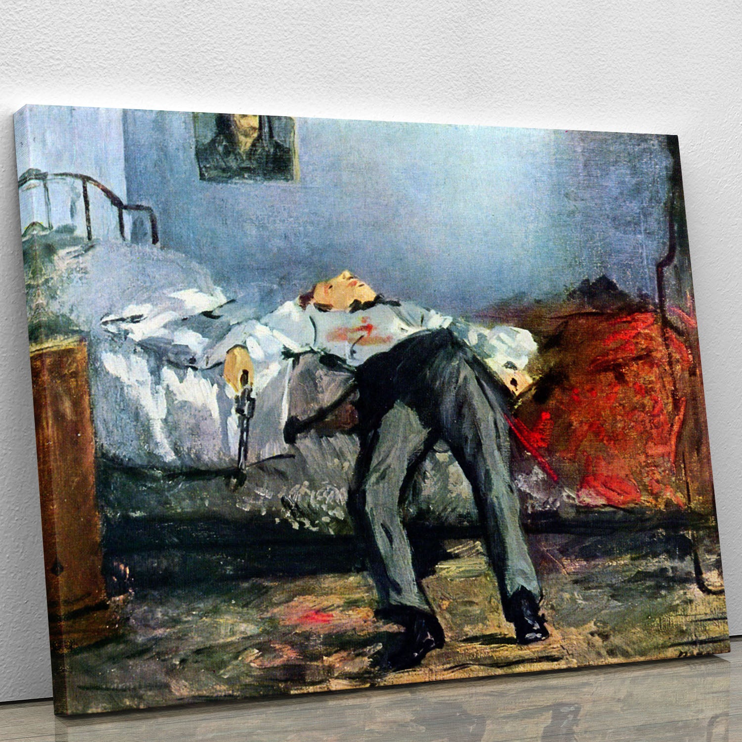 Suicide by Manet Canvas Print or Poster - Canvas Art Rocks - 1