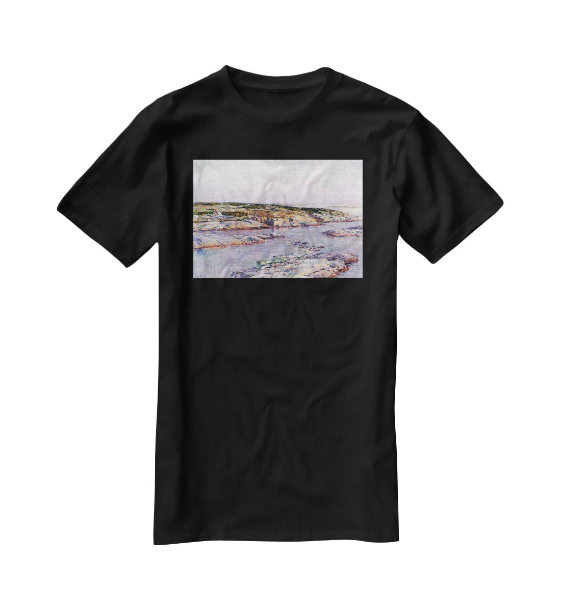 Summer afternoon the Isles of Shoals by Hassam T-Shirt - Canvas Art Rocks - 1
